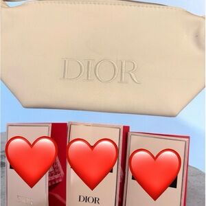 Dior cosmetics pouch